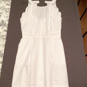 Lauren James Scalloped Mini Dress